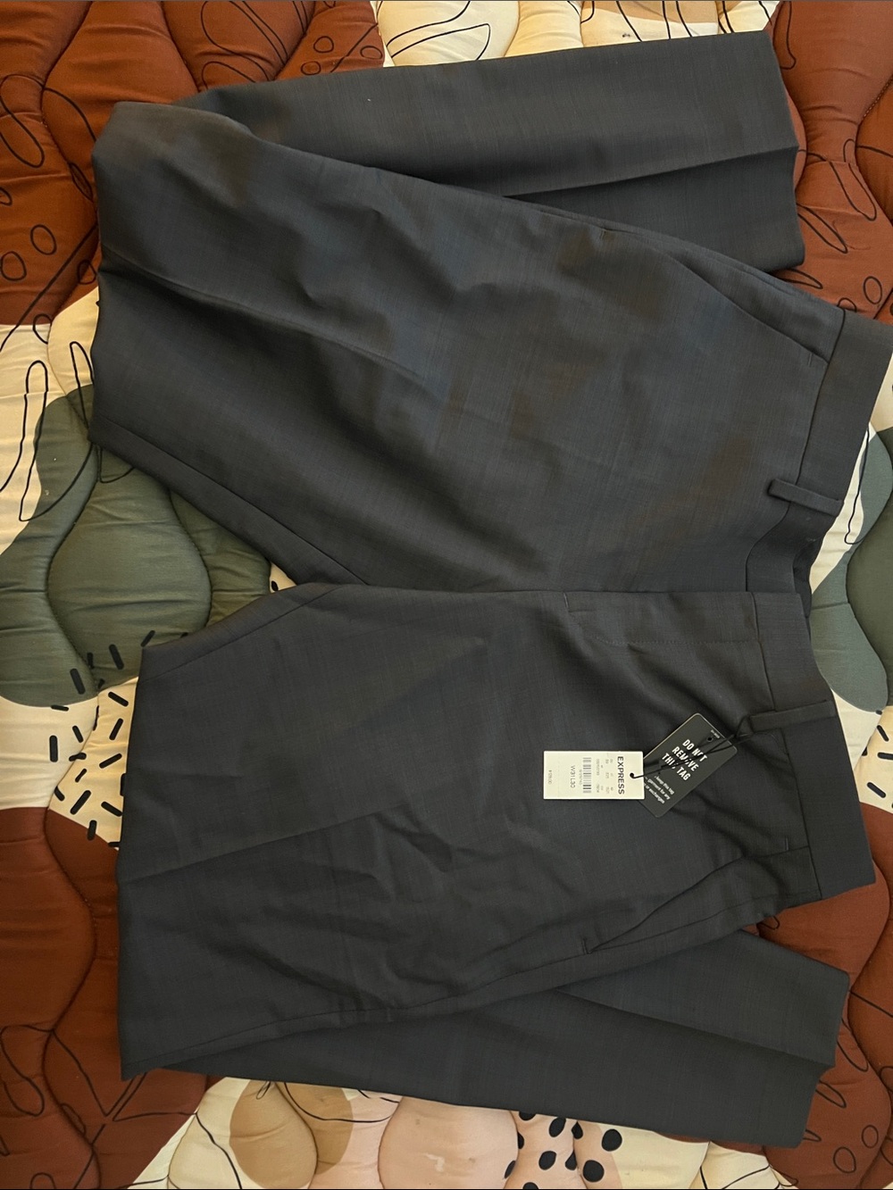 Express Men's Dress Pants in Dark Gray